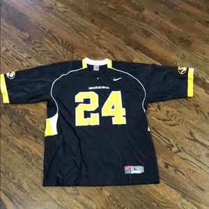 COPY - Mizzou Nike football jersey. Size large.